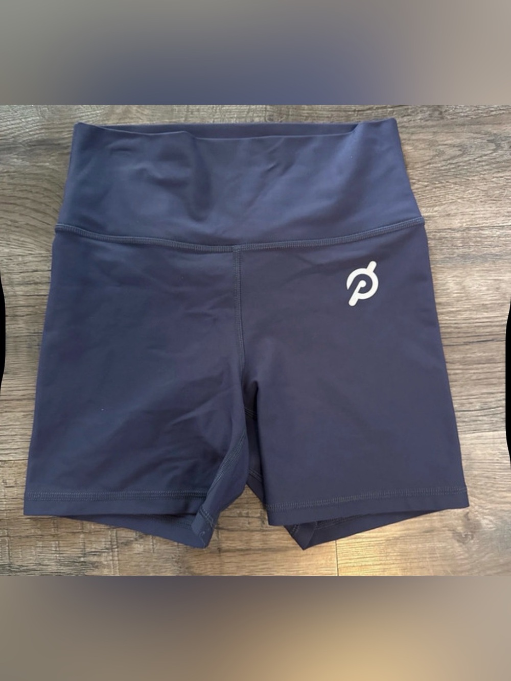 NWOT Women’s Peloton Bike Shorts, Size S, Slate Blue/Grey